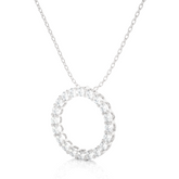 lab created diamond necklace